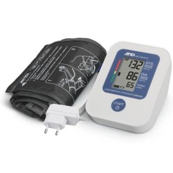 Тонометр автоматический AND на плечо с адаптером с универсальной манжетой 23-37 см ua-888ac